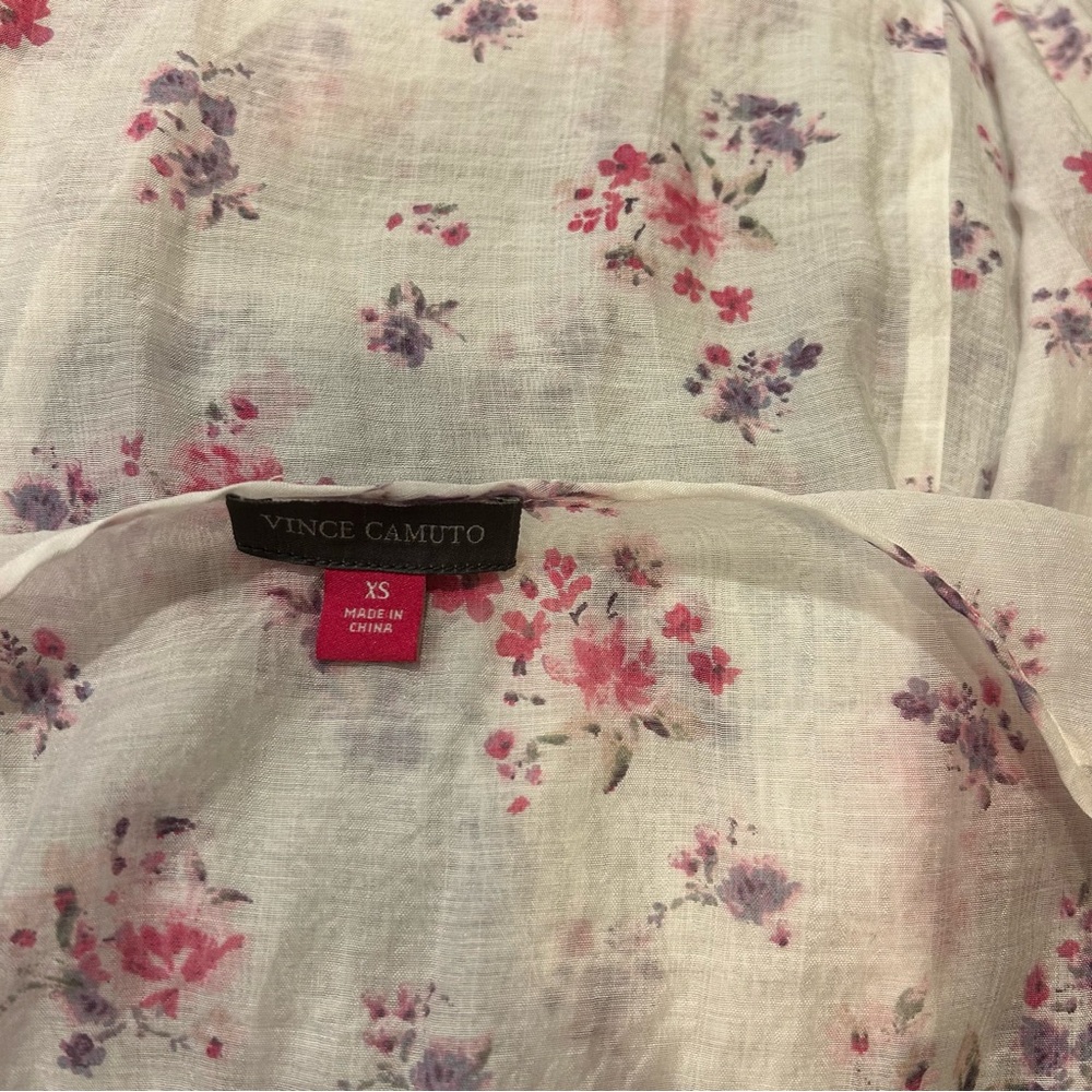 Vince Camuto Garden Romance Waist Tie Robe - Picture 15 of 16